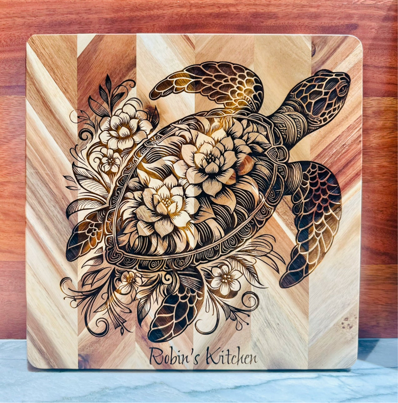 Healing Honu Cutting Board