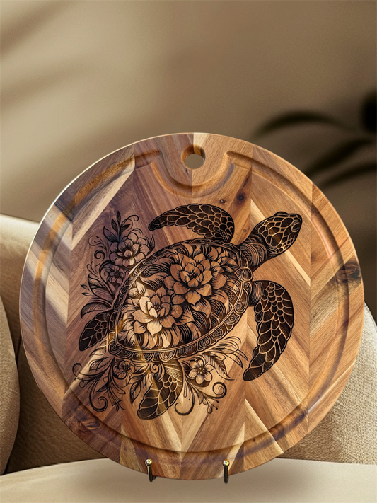 Healing Honu Circular Cutting Board